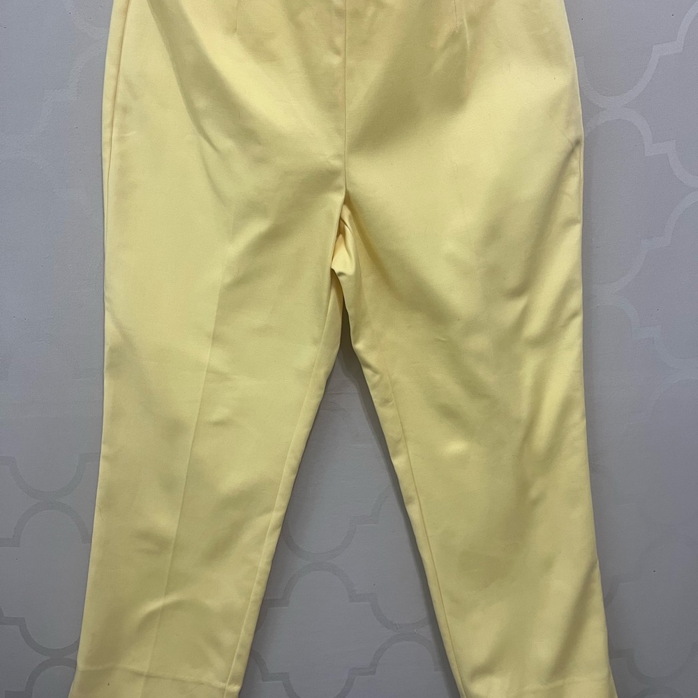 Chico's Yellow Ankle Pants